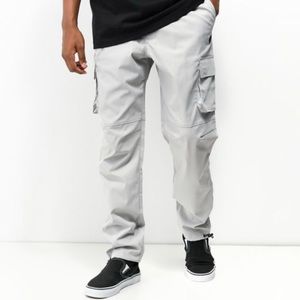 NWOT Ninth Hall Trance Grey Cargo Pants XL